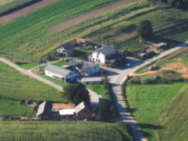 Pogled iz zraka na kompleks klaonice