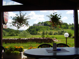Pogled sa terase restorana Dobra